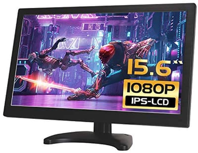 15,6 inch HDMI-monitor voor beveiligingscamera's - Full HD 1920x1080 met afstandsbediening