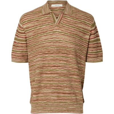 relaxed fit poloshirt van puur katoen model 'Muse'