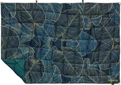 Puffy Outdoor Blanket - Kampeerdeken Reisteken - Buitenactiviteiten Warm Houden - PrimaLoft Isolatie - 140 x 203 cm - Gouden Blad