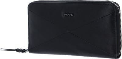 PICARD Portemonnee Harlekin 1 Zip Around Wallet Black Zwart