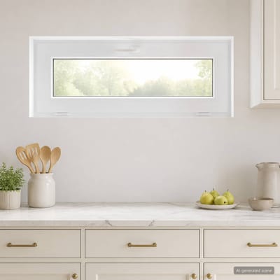 vidaXL - Kantel - kelderraam - RISOR - 105 - x - 40 - cm - PVC - en - helder - vlakglas