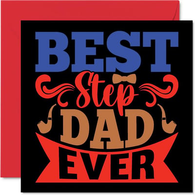 Verjaardagskaart Stiefvader Met Hartelijke Boodschap Voor Beste Stiefpapa Cadeau