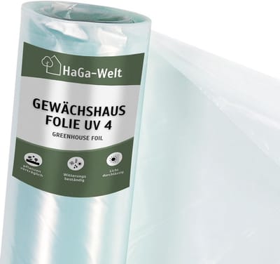 UV-bestendige Broeikasfolie Breed 8m Transparant PE-folie per Meter