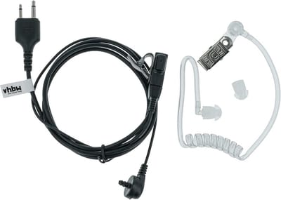 Headset met PTT Microfoon voor Portofoon - Geschikt voor Diverse Modellen