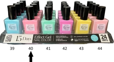 D'Donna - 15-Days Effect Gel Nagellak PASTEL 1 - Roze - 1 Flesje met 16 ml. inhoud - Nummer 40