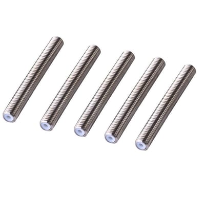 Dailygoods- Tubo - Roestvrij Staal - PTFE Slang - 5 Stuks - Geschikt voor 3D-Printer Extruder - M6 1,75 Mm - Duurzaam Materiaal - 3D-printer Onderdelen