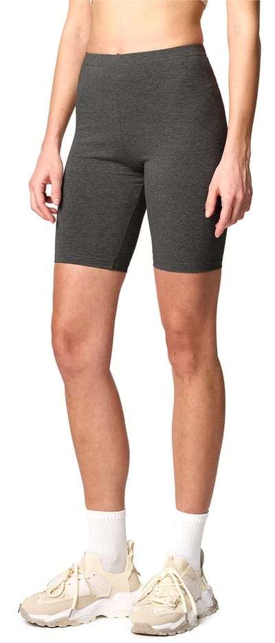 Merry Style MS-MS10-200-LE Dames Leggings - Sport - Vrijetijdsbroek - Kort - Katoen - Sporbroek - Yogabroek - Donker Gemêleerd - XS