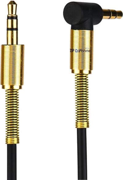 DrPhone ADK1 – Audio verbindingskabel - Aux 3.5mm naar Aux 3.5mm -  Auto - Smartphone - Stereo - Tablet – Zwart