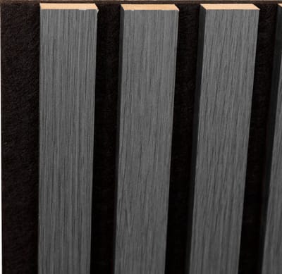 Akoestisch Wandpaneel Vang set van 12 mdf 8,64 m² eiken grijs