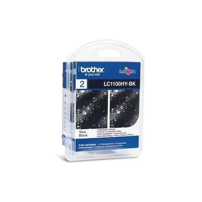 Brother LC-1100HYBK Twin pack