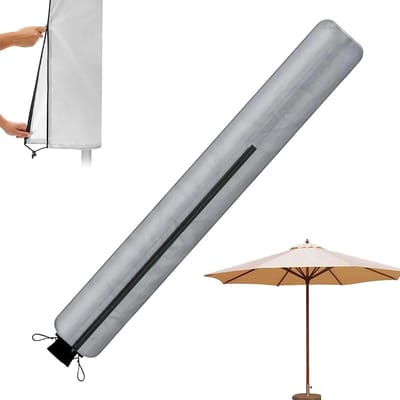 Waslijn Afdekking - Droogrek Bescherming - Buiten Beschermen - Waterdicht Ritssluiting - 165 cm Hoog - Zilver