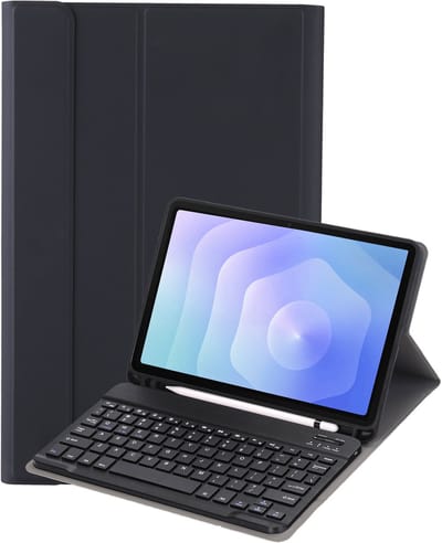 Hoes - Geschikt voor Samsung Galaxy Tab S11 - Toetsenbord Case - Keyboard Book Cover - Hoesje - Zwart