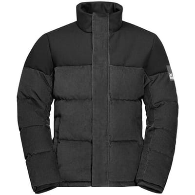 Jack Wolfskin - Heren Jas winter Nature Corduroy Jacket - Zwart - Maat L