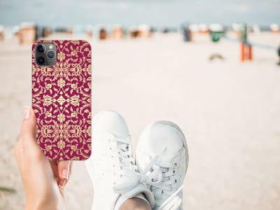 Siliconen Hoesje Apple iPhone 11 Pro Max Barok Pink