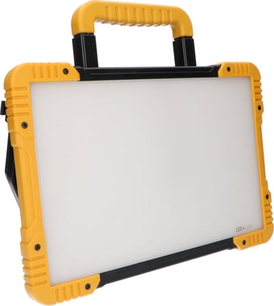 MultiPro LED Bouwlamp 50W - Draadloos & Bedraad - Werkt op accu van Bosch, Makita, Dewalt, Metabo CAS - Bouwlampen - Werklamp oplaadbaar - Bouw lamp