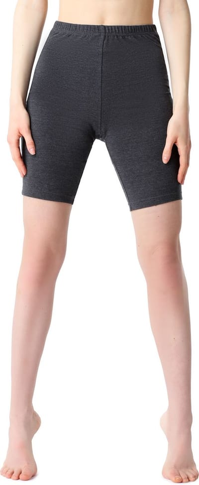 Bellivalini Dames Leggings - Sport - Vrijetijdsbroek - Korte - Katoen - Donker melange - S - BLV-BLV50-200-LE