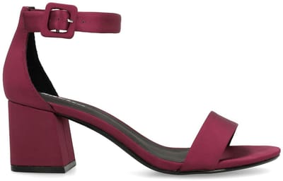 Sacha - Dames - Roze sandalen met hak - Maat 37
