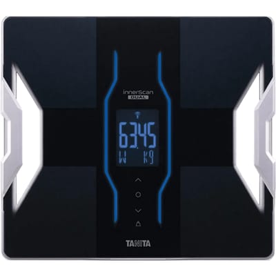 TANITA RD-953 - Slimme Personenweegschaal met Lichaamsanalyse - 11 Nauwkeurige Metingen - App Verbinding - Digitaal - Zwart