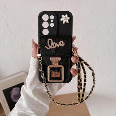 Leren Crossbody Telefoonhoesje voor Samsung Galaxy S25 S22 S23 S24 Ultra Plus A55 A15 A05 A05S A54 A34 A24 A14 5G Kaarthouder Vrouwen Galaxy S25 Plus black