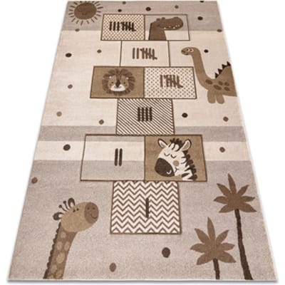 Kleden Rugsx KIDDO tapijt 3868 beige / crème, springspel, 80x150 cm