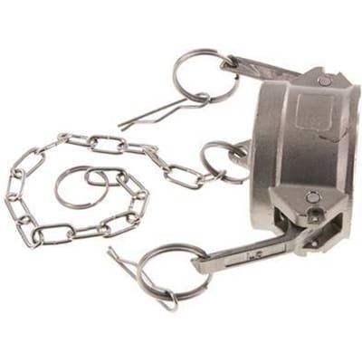 Camlock DN 50 (2'') Koppeling RvsEnd Cap Type DC MIL-C-27487