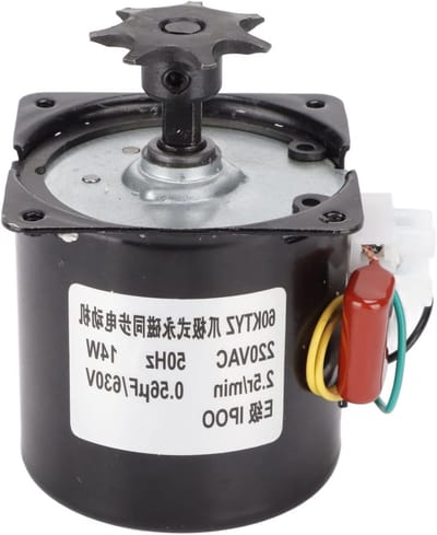 Elektrische Eieren Incubator Motor voor Automatisch Eieren Draaien en Uitbroeden, Synchronous Motor voor Pluimvee en Duiven