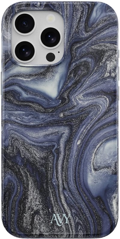 AVY Hard Shell Back Cover | geschikt voor Apple iPhone 12 / 12 Pro | Obscura Blue | Compatibel met MagSafe & Qi2