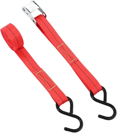 Spanbanden Set - Robuuste Riemen - Bagage Zekeren - Waterdicht Slijtvast - 5 Meter - Rood