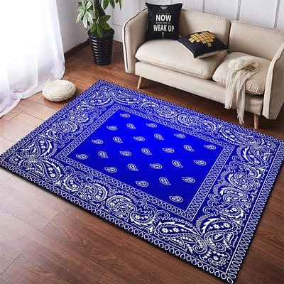 Multicolor Bandana Patroon Zacht Tapijt Vloerkleed Badkamervloermat Tapijten voor Slaapkamer Tapijten voor Woonkamer Slaapkamer Deurmat 40x60cm