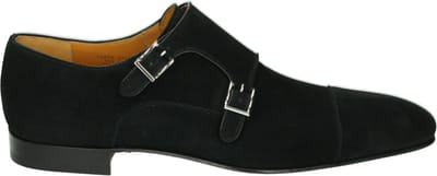 magnanni - 16016 - GespschoenenNette herenschoenenHeren veterschoen - Kleur: Zwart - Maat: 42.5