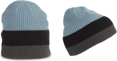 Beanie/Muts 3 stroken/kleuren, volwassenen, Unisex