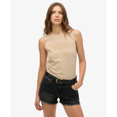 Superdry - Aansluitende Sport Luxe tanktop - Dames - Vesten