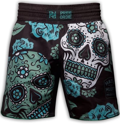 Pride or Die Santa Muerte Until Death Fightshorts - XXXL - Jeans Maat 40