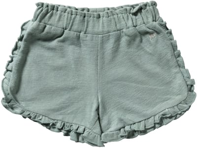 Textured Jersey | Ruffle Shorts