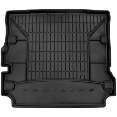 Premium Custom - Land Rover Discovery 3 (2004-2009) - Kofferbakmat - TPE Rubber - 5cm Rand - 7-zitter (3e rij plat)