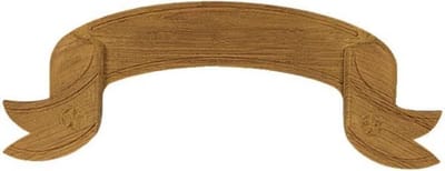 ARC Marine teakhouten gebogen Naambord 92 cm