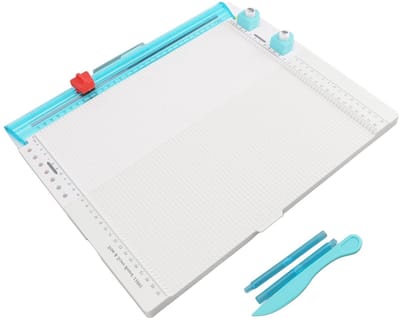 Multifunctionele Paper Trimmer en Scoreboard - Vouwbare Papier Snijder met 7 Functies en Snijbreedte van 31 cm voor Creatieve Projecten