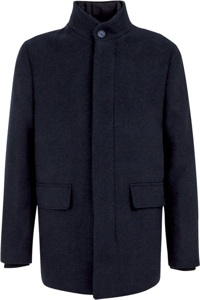 We Fashion Coat Dark Blue Size: M | Winter Jackets Outlet | Heren | Blauw