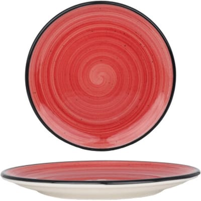 Bonna Dessertbord - Aura Passion - Porselein - 19 cm - set van 6