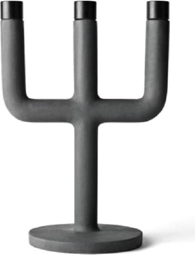 Menu Weight Here -  KiBiSi Candelabra - Donkergrijs Beton