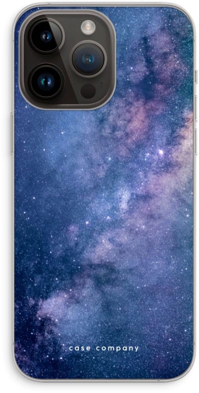 Case Company® - Hoesje geschikt voor iPhone 14 Pro Max hoesje - Nebula - Soft Cover Telefoonhoesje - Bescherming aan alle Kanten en Schermrand