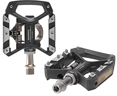 Fietspedalen - Trekking pedalen - Voor dagelijkse ritten - Dubbele prestaties - 427 Gram - Zwart