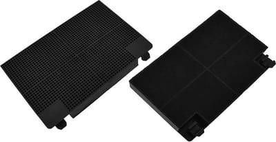 AllSpares Koolstoffilter (2St.) voor afzuigkappen geschikt voor Electrolux Zanussi EFF70 - Bosch Siemens (00)640550 - Faber 112.0441.093 - Franke 120016757 en SMEG KITFC142 (192x131x20mm)