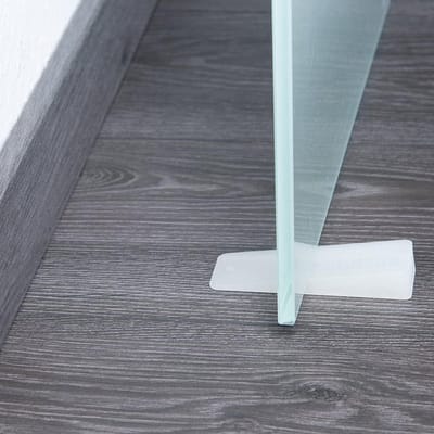 Deurwiggen Set - Deurstoppers Rubber - Voorkom Dichtslaan - Antislip Materiaal - 16x32x95 mm - Transparant