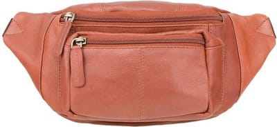 Visconti Leren Heuptas - Buideltas - Stijlvol Heuptasje - Bruin (720 bn)