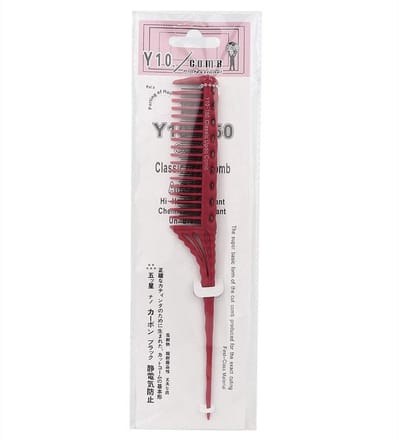 Dailygoods- Haarkam Lichtgewicht - Haarkammetjes Zijkam - Haarkam Heren - Antislip Handgreep - 3 Rijen Kamtanden - Geschikt voor Kapsalon - Haarstylingkam