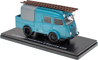 Model Vrachtwagen met Ladder 1:43 Schaalmodel Dieplader 1956
