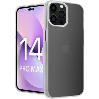 Coverzs Luxe Shock Case geschikt voor iPhone 14 Pro Max hoesje transparant - Doorzichtig hoesje geschikt voor Apple iPhone 14 Pro Max - Transparante case beschermhoesje geschikt voor iPhone 14 Pro Max hoesjes - Transparant