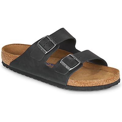 Birkenstock - Arizona Soft Footbed Zwart - Maat 45