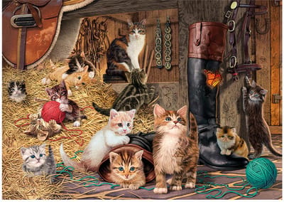 Dino puzzel dieren - Secret Puzzle Kittens 1000 stukjes legpuzzel.